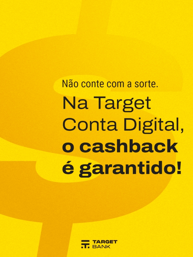 Cashback na Target Conta Digital