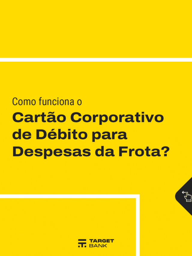 Cartão Corporativo de Débito Despesas da Frota