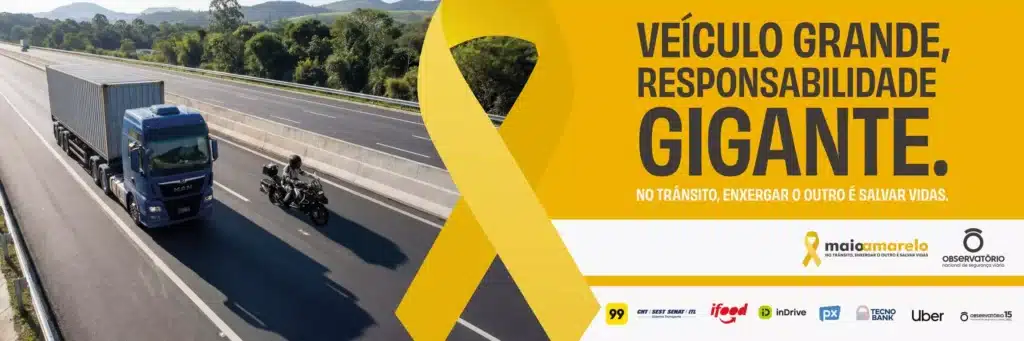Maio Amarelo e os cuidados no transporte de cargas 2 | Target Bank 13ª edição do Movimento Maio Amarelo: “No trânsito, enxergar o outro é salvar vidas”