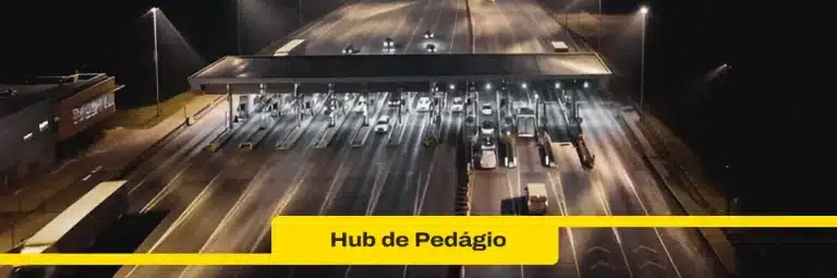 O Hub de Pedágio é um sistema que integra o pagamento eletrônico de pedágios, através das tags e dos cartões que permitem que os caminhoneiros passem por praças de cobrança de forma mais rápida e com segurança no pagamento.