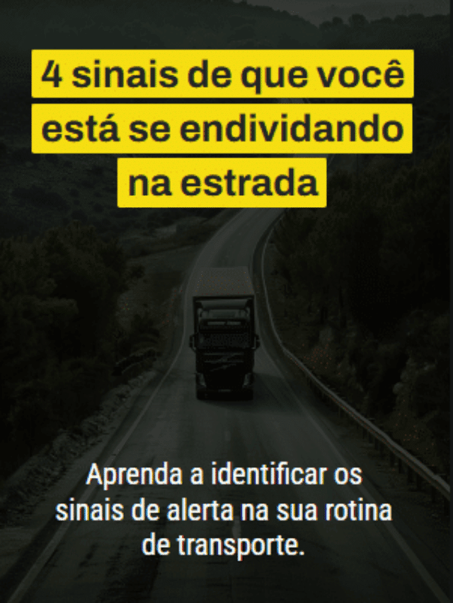 4 sinais de que você está se endividando na estrada
